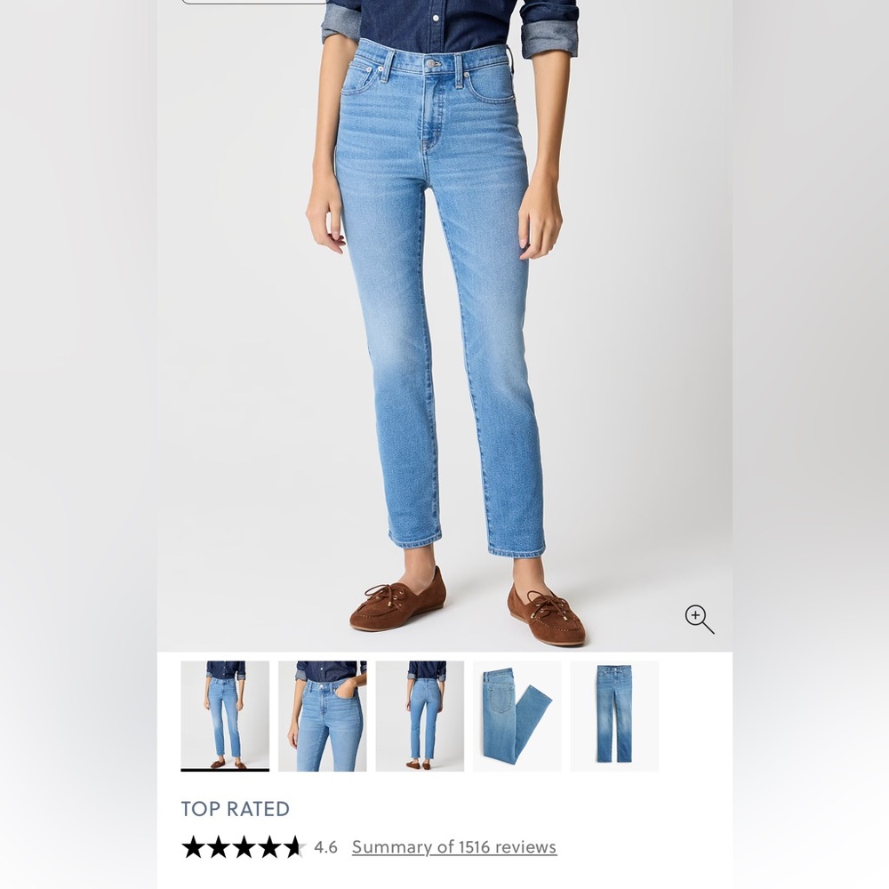 JCrew Essential Straight Jeans